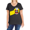 duff yours Ladies Curvy T-Shirt