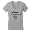 couldn&rsquo;t care less Women's V-Neck T-Shirt