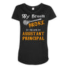 assistant principal Maternity Scoop Neck T-shirt
