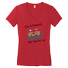 my face Women's V-Neck T-Shirt