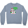 heapy new year funny santa claus christmas Crewneck Sweatshirt