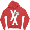 mgk t xx shirt flower black rose .. Zipper Hoodie