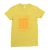 iowa city beer Ladies Fitted T-Shirt