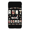 i have two titles aunt and dogmom and i rock them both with roses iPhoneX