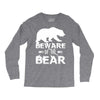 Beware Of The Bear Long Sleeve Shirts