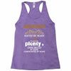 Aquarius Hated By Many Wanted By Plenty Disliked By Some Confronted By Racerback Tank