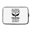 trick or treating &amp; ask for wine Laptop sleeve