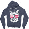 cat usa Zipper Hoodie