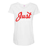 Just Play The Game Maternity Scoop Neck T-shirt