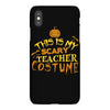 scary teacher costume iPhoneX
