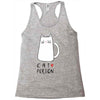 cat love person! Racerback Tank