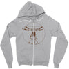 vitruvian robot Zipper Hoodie