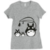 totoro Ladies Fitted T-Shirt