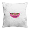 Two Peas In a Pod Twin Chocolate Baby Girls Throw Pillow