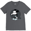 mickey mouse suicide V-Neck Tee