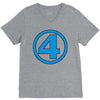 number 4 V-Neck Tee