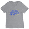 the man,myth,legend scott V-Neck Tee