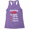 Yes To Sex! Racerback Tank