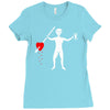 pirate old roger Ladies Fitted T-Shirt