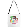 teacher saurus Adjustable Strap Totes