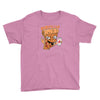 pizzaa monster Youth Tee