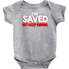 i'm saved but i keep sinning Baby Bodysuit