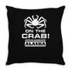 v t shirt inspired by deadliest catch   on the crab. Throw Pillow