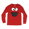 Cookie Monster Face Long Sleeve Shirts