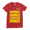 Winner Winner Chicken Dinner Pubg Ladies Fitted T-Shirt