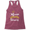 kings are born in february Racerback Tank