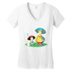 my friend hef Women's V-Neck T-Shirt