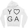 yoga heart Zipper Hoodie