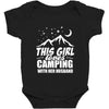 Camper Couple Girl White Baby Bodysuit