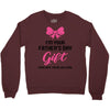 I'm Your Father's Day Gift Mom Says You're Welcome Baby Girl Crewneck Sweatshirt