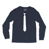 skinny white tie Long Sleeve Shirts