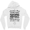 dreaming about pumpkin spice hayrides footbal falling leaves family ti Zipper Hoodie