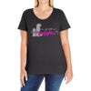 lady firefighter Ladies Curvy T-Shirt
