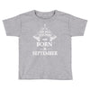 The best teachers are born in September Toddler T-shirt