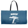 starfleet weaponry Weekender Totes