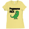 pregasaurus rex Ladies Fitted T-Shirt