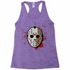 jason voorhees mask Racerback Tank