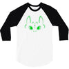 neon toothless 3/4 Sleeve Shirt