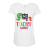 teacher saurus Maternity Scoop Neck T-shirt