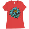 lotus flower Ladies Fitted T-Shirt