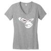 gorilla angry Women's V-Neck T-Shirt