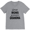 great moms get promoted to grandma V-Neck Tee