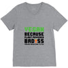vegan because plant powered badass was not an offical tittle black V-Neck Tee
