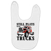 still plays with trucks family matching Baby Bibs