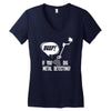 beep if you dig metal detecting Women's V-Neck T-Shirt