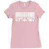 made in japan sticker vinyl decal barcode car window bumper jdm Ladies Fitted T-Shirt
